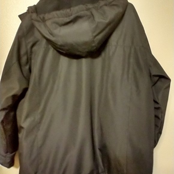 St.John'sBay Heavy Lined Coat w/Lined Hood, VG Condition Size Large - Picture 8 of 9